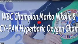 Mistrz WBC Marko Nikolic i MACY-PAN hiperbaryczna komora tlenowa